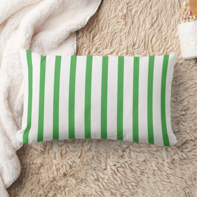Almohada lumbar / de acento con raya de caramelo v (Manta)