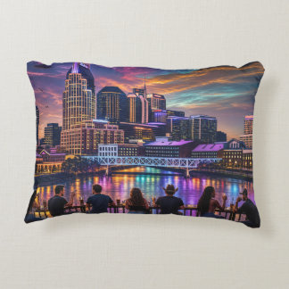 Almohada lumbar de acento de Nashville Honky Tonk