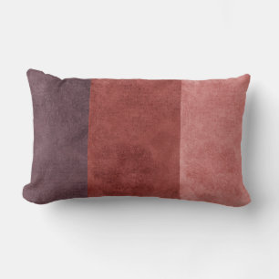 Almohada lumbar de ante como naranja quemada/cirue