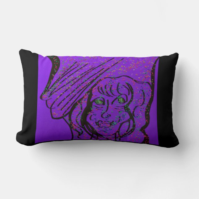 Almohada Lumbar de Arte Fantástico (Anverso)