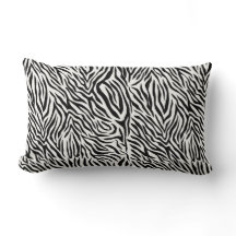 Almohada Lumbar de Cebra 13" x 21"