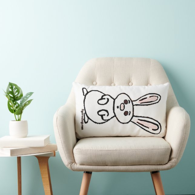 Almohada Lumbar de Conejo figdewdrop (Silla)
