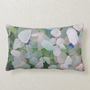 Almohada lumbar de cristal del mar