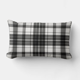 Almohada Lumbar de Cuadros Negros