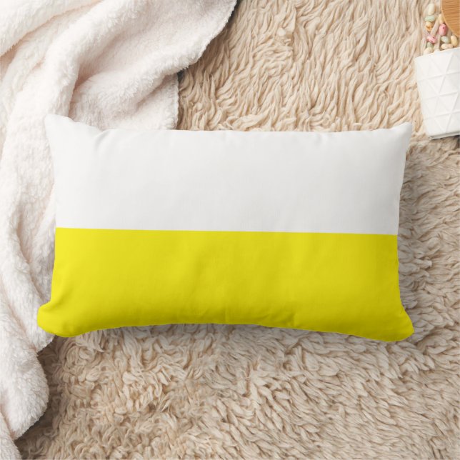 Almohada Lumbar de Dos Tonos (Manta)