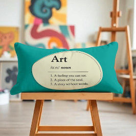 Almohada Lumbar de Estilo Diccionario de Arte Pers
