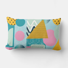 Almohada lumbar de formas geométricas collage colo