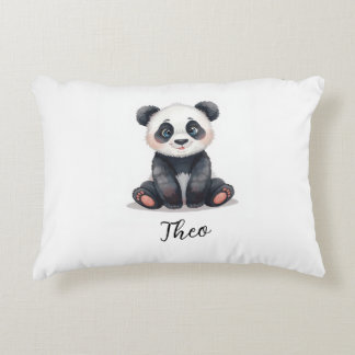 Almohada lumbar de guardería de bebé panda con nom