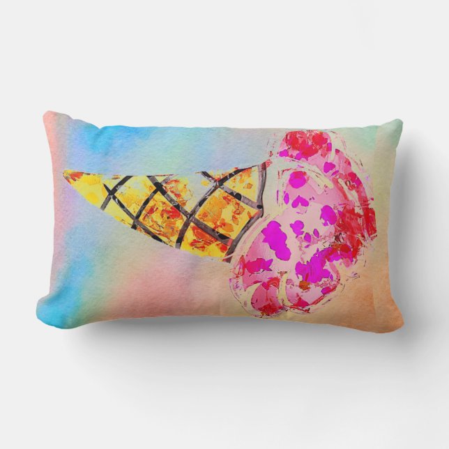 Almohada lumbar de helado (Anverso)