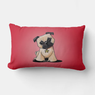 Almohada lumbar de KiniArt Pug
