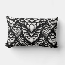Almohada lumbar de lanzamiento de escala de serpie