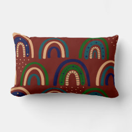 almohada lumbar de las arboladas de lluvia moderna