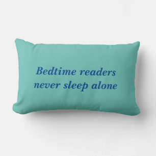 almohada lumbar de lectura verde azulada y azul pr