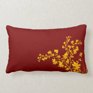 Almohada lumbar de MoJo del americano de las hojas