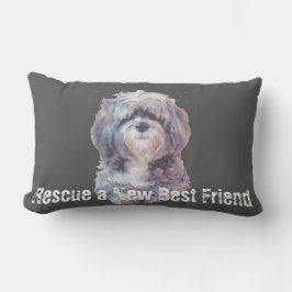 Almohada Lumbar de Perro Rescatado