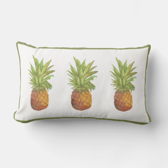 Almohada lumbar de piña (Anverso)
