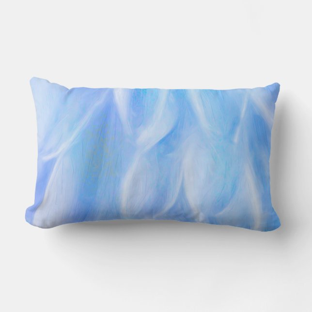 Almohada lumbar de poliéster Petals 13" x 21" (Anverso)