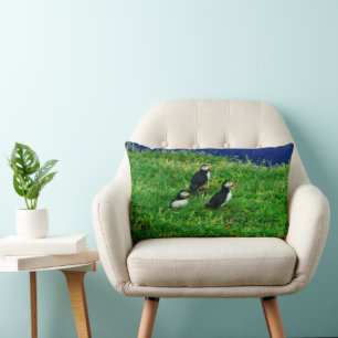 Almohada lumbar de Puffins