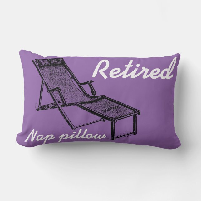 Almohada lumbar de sillón retro Nap retirada (Anverso)