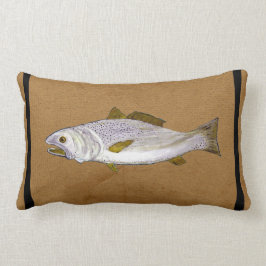 Almohada lumbar de trucha moteada