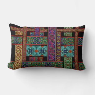 Almohada Lumbar de Vidrio Pintado Sol de Medianoch