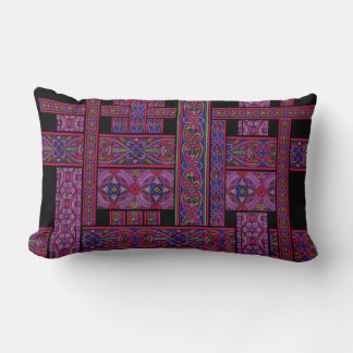 Almohada Lumbar de Vidrio Teñido Violeta Aurora
