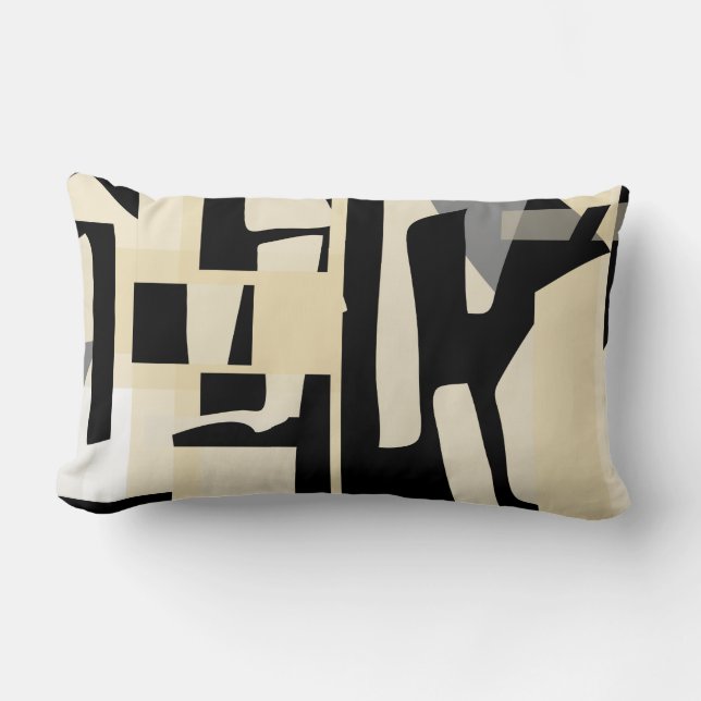 Almohada lumbar Deconstructed 13" de los (Anverso)