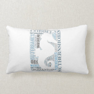 Almohada lumbar del arte del subterráneo de OBX -