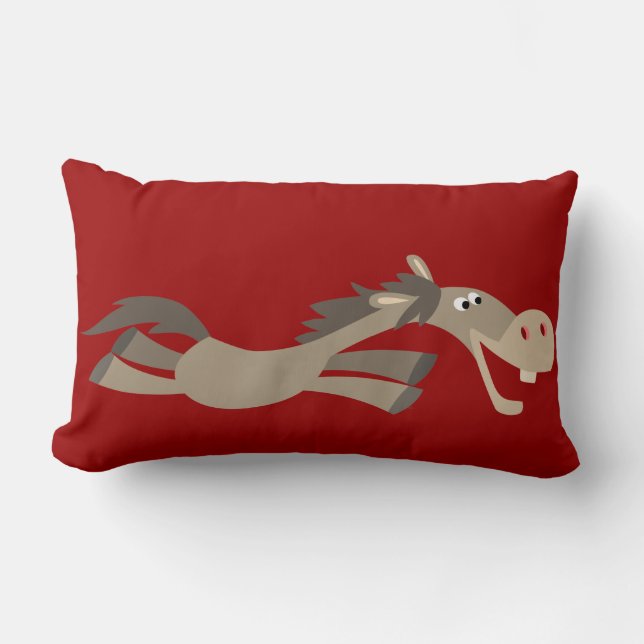 Almohada lumbar del caballo Personalizado de Swift (Anverso)