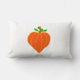 Almohada lumbar del corazón de la calabaza
