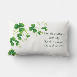 Almohada lumbar del Día de San Patricio-Que las be