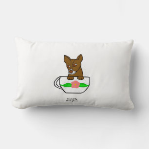 Almohada lumbar del Teacup Chihuahua
