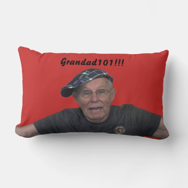 Almohada lumbar el dormir del Grandad (Anverso)