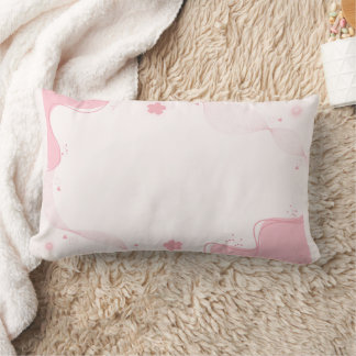 Almohada Lumbar Elegante Jardín Floral Mariposa Az