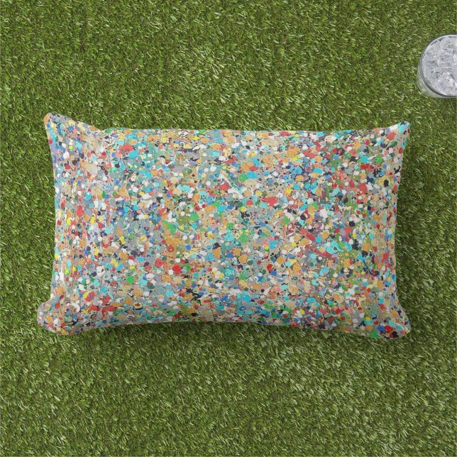 Almohada lumbar exterior de Confetti (Césped)