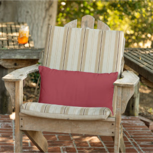 Almohada lumbar exterior Rojo Rubí