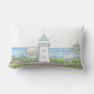 Almohada Lumbar Faro Blanco