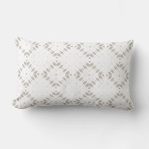 Almohada Lumbar Geométrica Blanca
