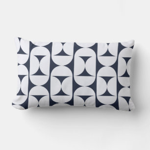 Almohada lumbar geométrica de la Marina moderna