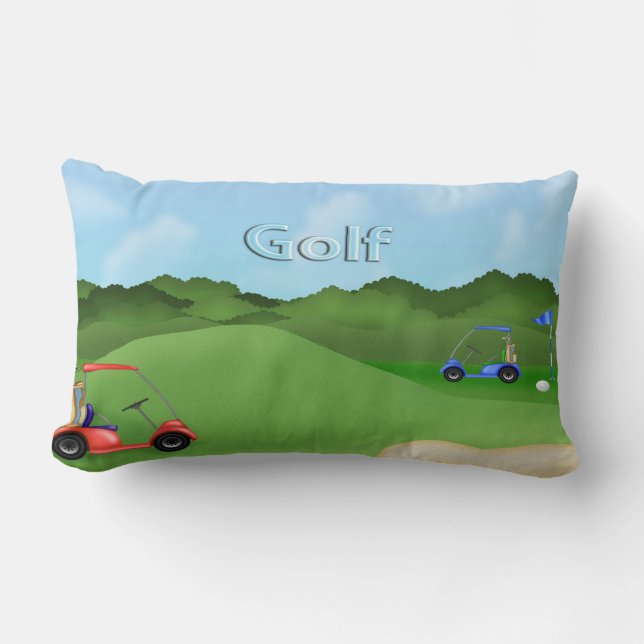 Almohada lumbar Golfing (Anverso)