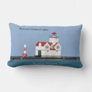Almohada lumbar Luces de Kewaunee Pierhead