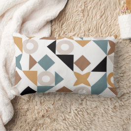 Almohada lumbar para bebé con diseño geométrico Ba