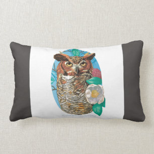 Almohada lumbar para los amantes del búho