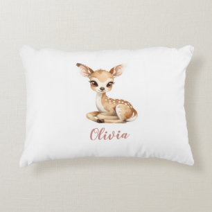 Almohada lumbar para nursery de cervatillo   Nombr
