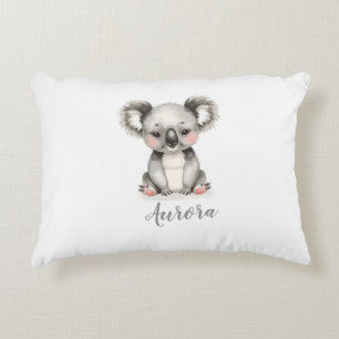 Almohada lumbar para nursery de koala bebé   Nombr