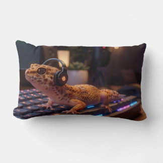 Almohada Lumbar para Programador Cyberpunk GeckoDe
