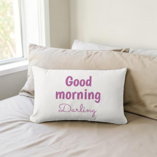 Almohada Lumbar Personalizada 'Buenos Días Querido