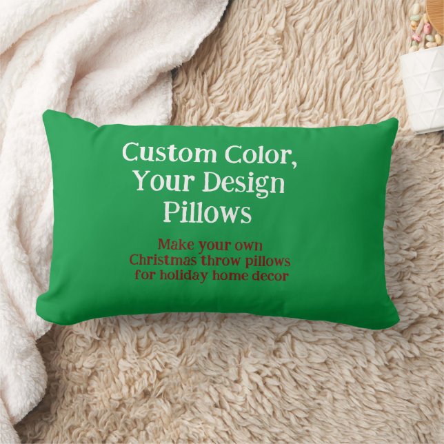 Almohada lumbar personalizada de Navidad - Regalo  (Manta)