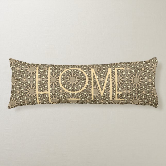 Almohada lumbar personalizada de ráfaga solar para (Anverso)