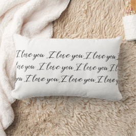 Almohada Lumbar Personalizada 'Te Amo'